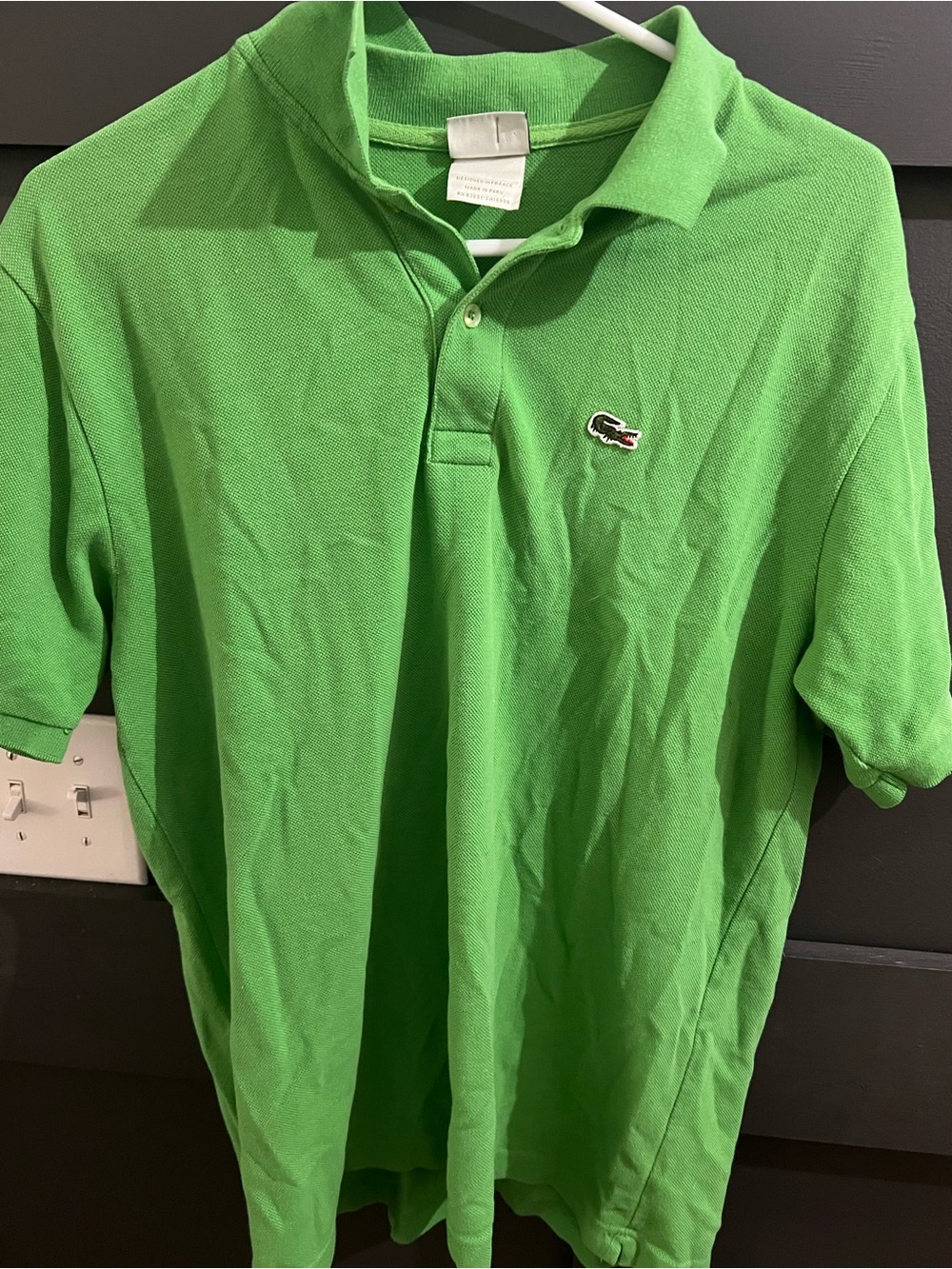 Lacoste Bright Green Men's Piqué Polo Shirt
